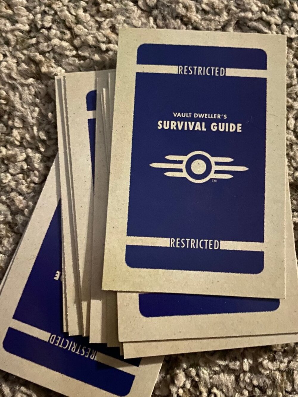 Fallout Collectors Edition Monopoly Cards Fallout Out Your Survival Guide Cards